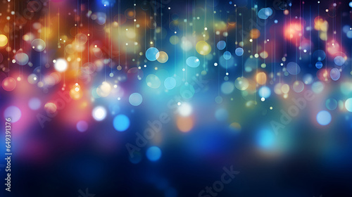 Blurred golden festive lights. Christmas time concept. Perfect new year backdrop. Party concept photo