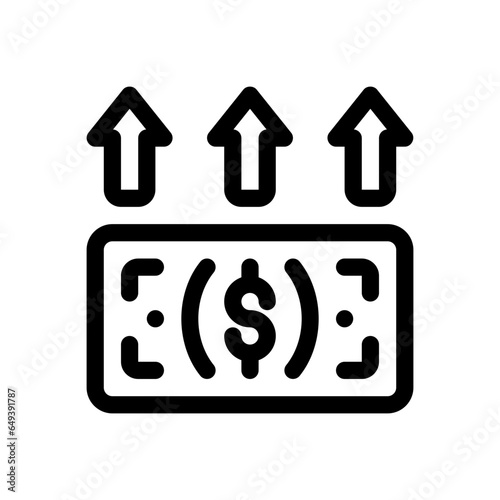 increase line icon