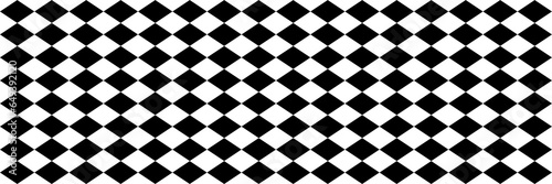 Rautenmuster in schwarz weiß als Hintergrund Textur
