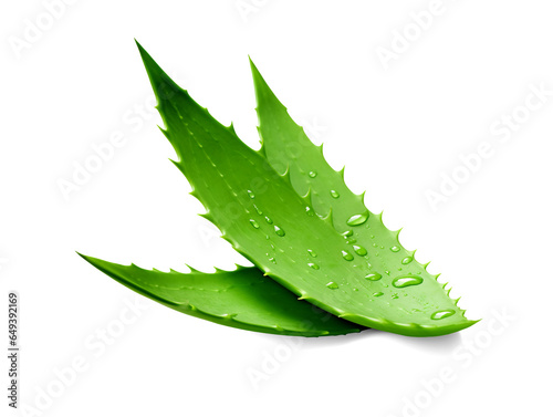 Aloe vera isolated on transparent or white background, png