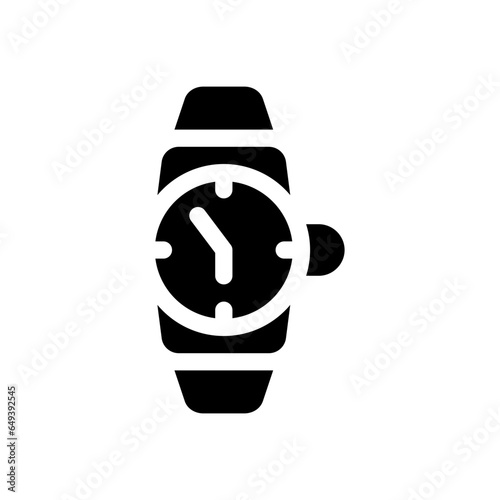 wristwatch glyph icon