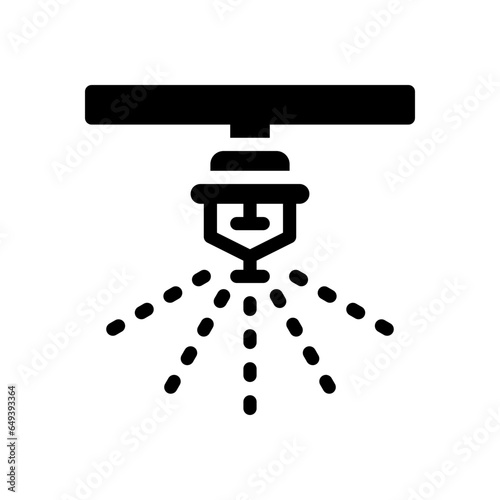 sprinkler glyph icon