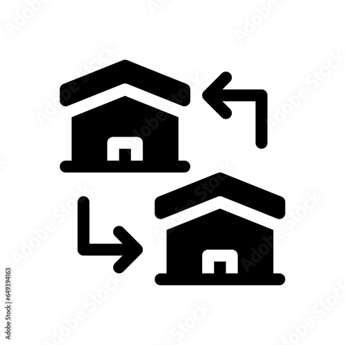 transfer glyph icon