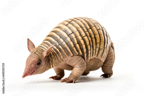 Armadillo isolated on a white backgroubnd