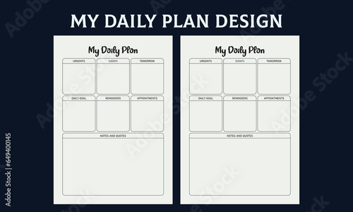 Daily Planner Design 2024 (ID: 649400145)