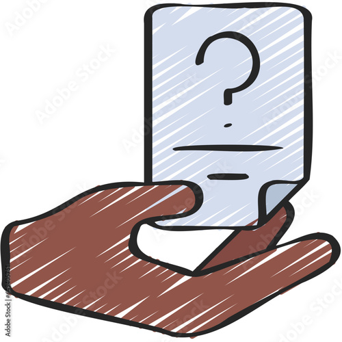 Give Question Document Icon