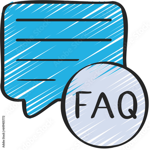 FAQ Message Bubble Icon