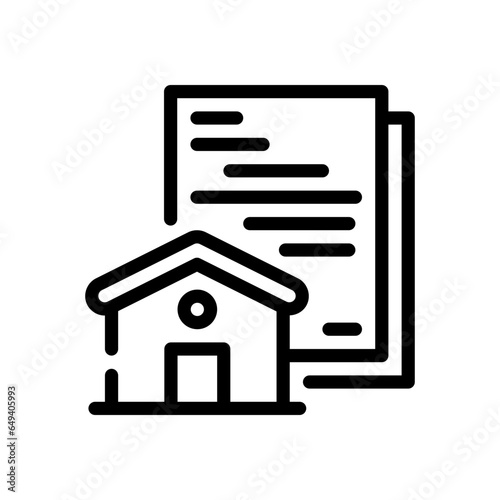 mortgage line icon