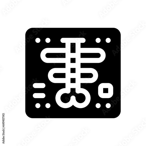 x ray glyph icon