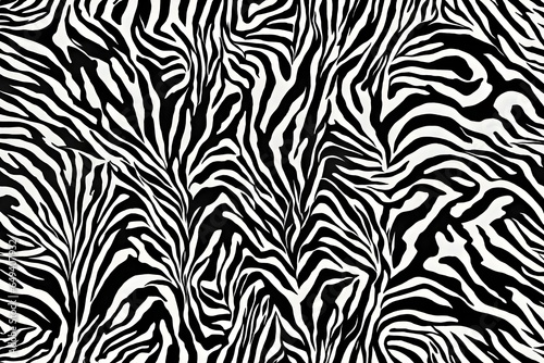 seamless pattern with zebra skin
