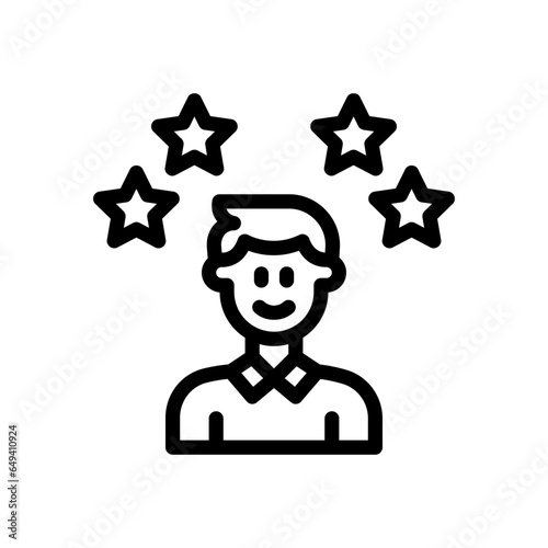 influencer line icon
