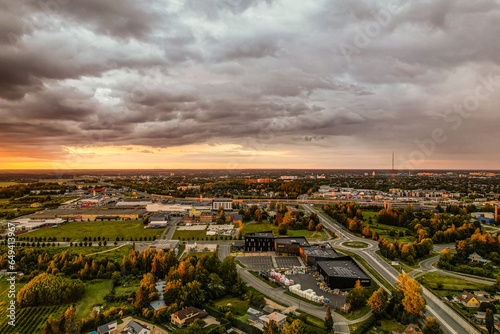 Tartu suset city, Estonia, landscape.