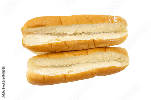 Sweet butter breads isolated on transparent background