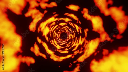 4K background lava loop 