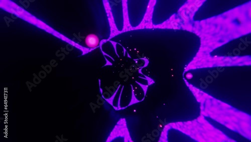 4k background loop purple fluid