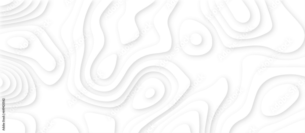 Abstract White paper cut background with lines.3d realistic papercut decoration textured with wavy layers. modern wallpaper texture and 3d realistic design use for banner flyers, posters. Abstract White paper cut background with lines.3d realistic papercut decoration textured with wavy layers. modern wallpaper texture and 3d realistic design use for banner flyers, posters.