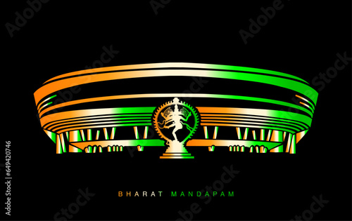 Barat Mandapam vector icon. 