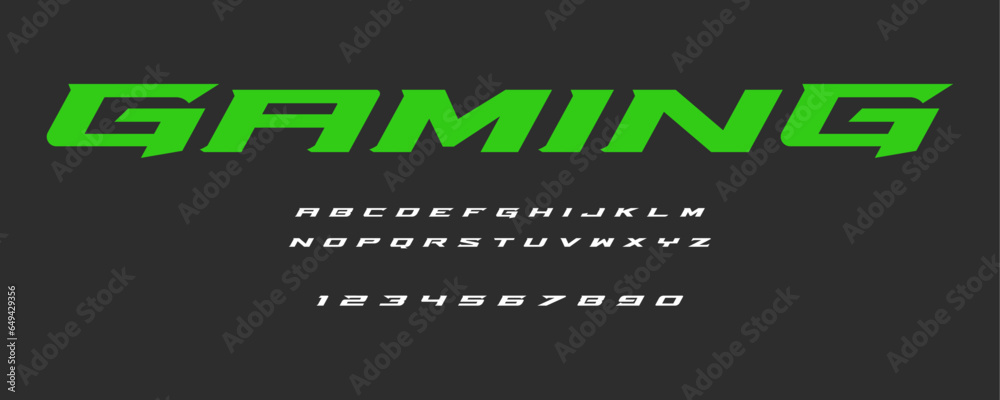 Gaming Lettering Example Gaming lettering vector graphic apparel clothing prints eps svg png ...