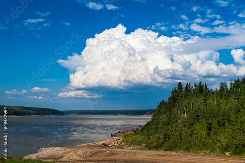 Liard River, Northwest Territories, Canada photo