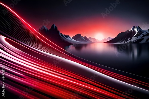 winter mountain landscape