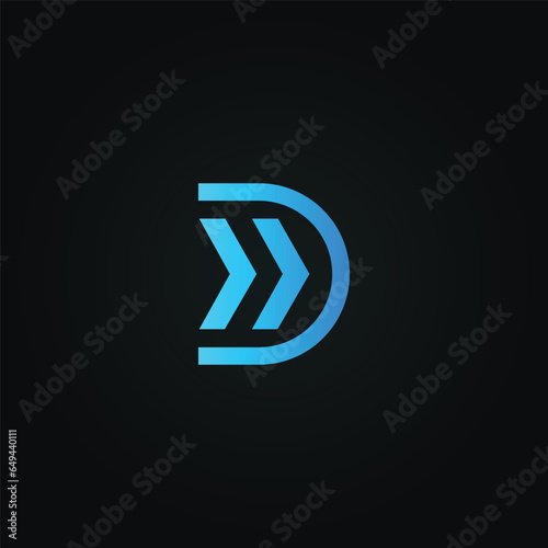 D logo