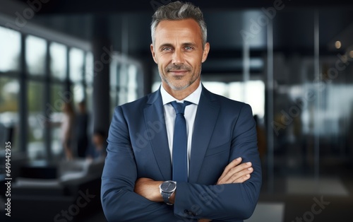 Portrait of a CEO, office b...