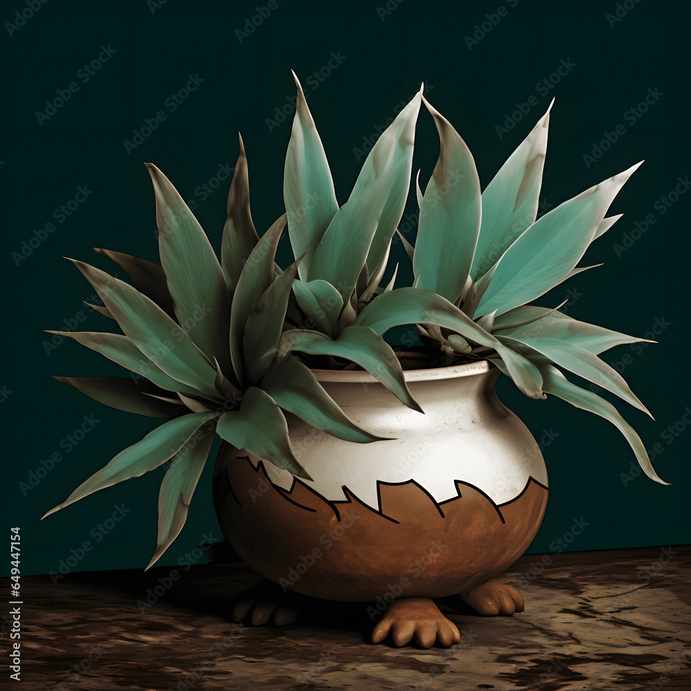succulent plant in a pot succulent plant in a pot