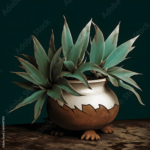succulent plant in a pot