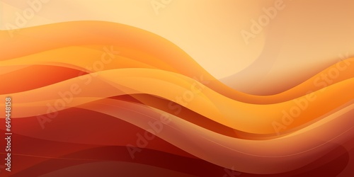 Autumn Creative Abstract Wavy Texture. Screen Wallpaper. Digiral Art. Abstract Bright Surface Liquid Horizontal Background. Ai Generated Vibrant Texture Pattern.