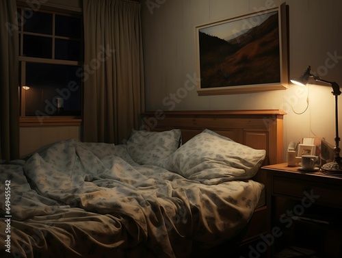 bedroom in hotel