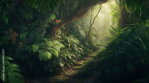 light in the forest