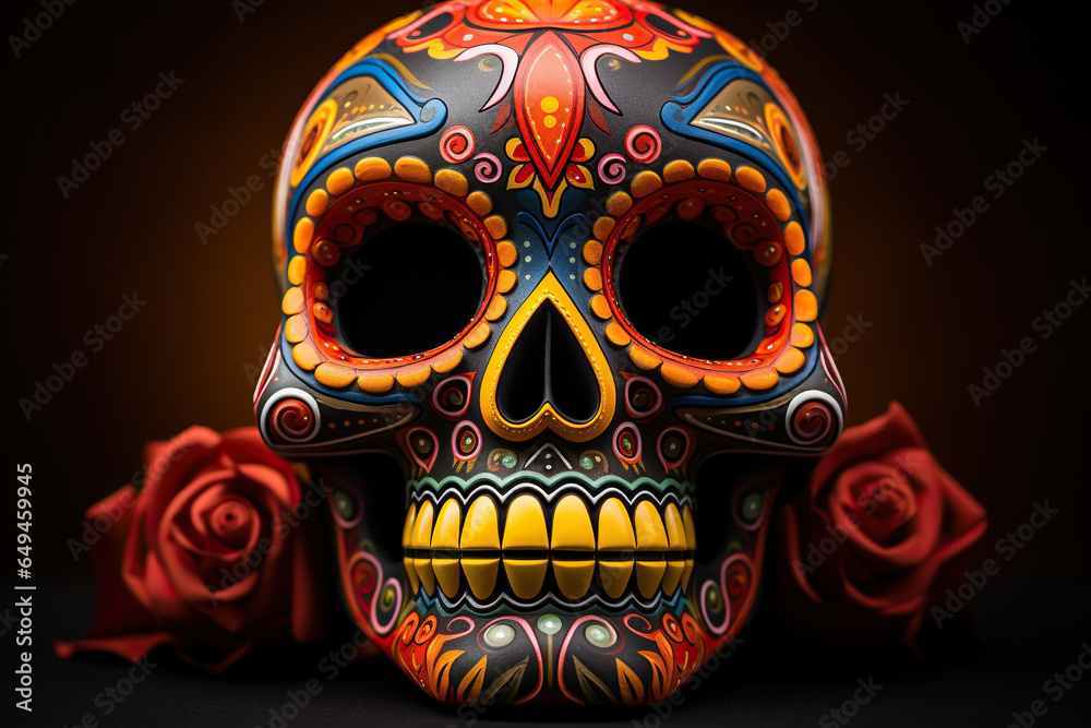 Cinco de Mayo / Day of the Dead Mexican Skull Mascot