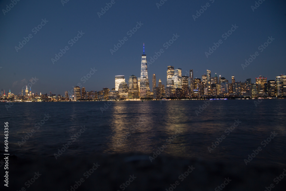 Fototapeta premium New York Skyline Night view