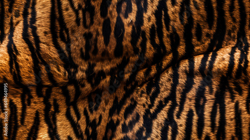 Close-up High detailed tiger skin texture. Cheetah fur spot Wrapping paper seamless pattern for walllpaper  background and design art work Generative Ai