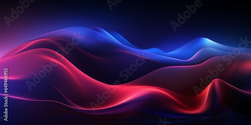 Galaxy Creative Abstract Wavy Texture. Screen Wallpaper. Digiral Art. Abstract Bright Surface Liquid Horizontal Background. Ai Generated Vibrant Texture Pattern.