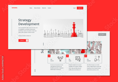 Stylish and Minimal UI Desktop Kit