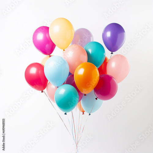 group of colorful balloons