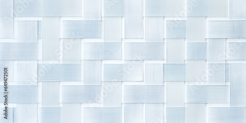 Abstract setting of white or gray ceramic wall or floor tiles. Bedroom décor with a geometric mosaic pattern. Hospital's walls, cafeteria, grid paper might all benefit from a simple seamless pattern.