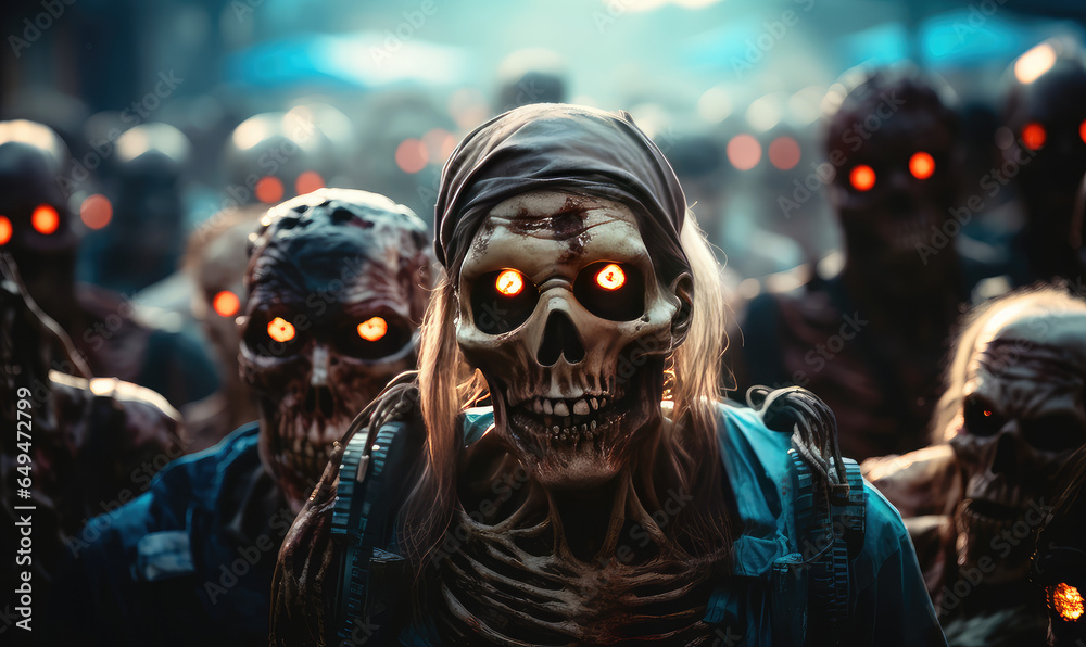 When Shadows Lengthen and the Dead Rise: A Halloween Tale of a World Plunged into Zombie Apocalypse - Generative AI When Shadows Lengthen and the Dead Rise: A Halloween Tale of a World Plunged into Zombie Apocalypse - Generative AI