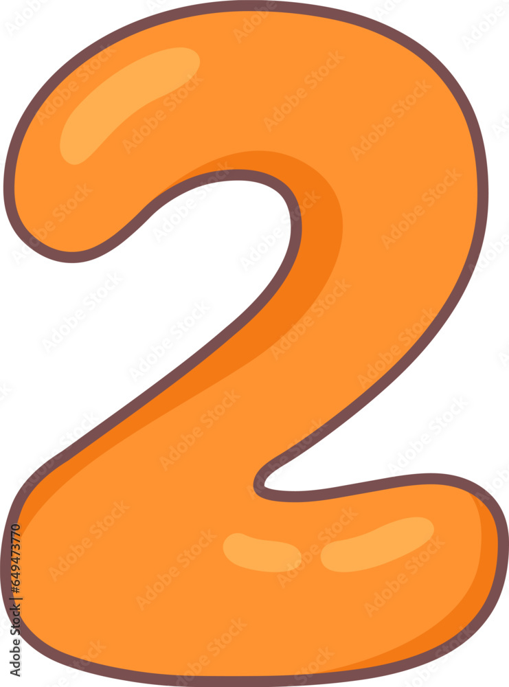 Two Comic Digit Two Comic Digit
