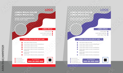 Flyer Design, modern design template for infographics, unique corporate/ medical flyer design, specific color and concept