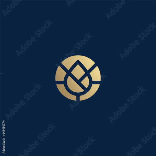 beauty golden leaf logo