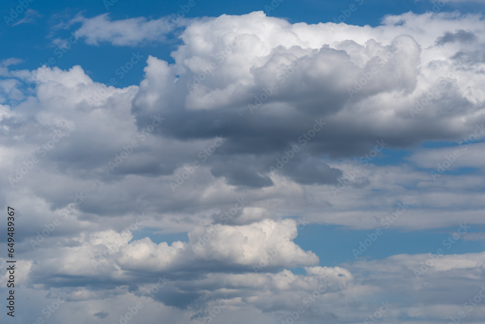 Beautiful And Unusual Cloud Formations In A Blue Spring Sky In Wisconsin Beautiful And Unusual Cloud Formations In A Blue Spring Sky In Wisconsin