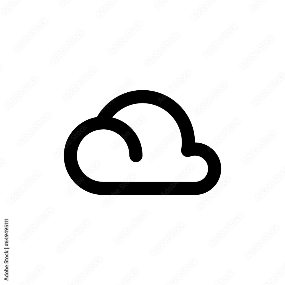 weather app line icon