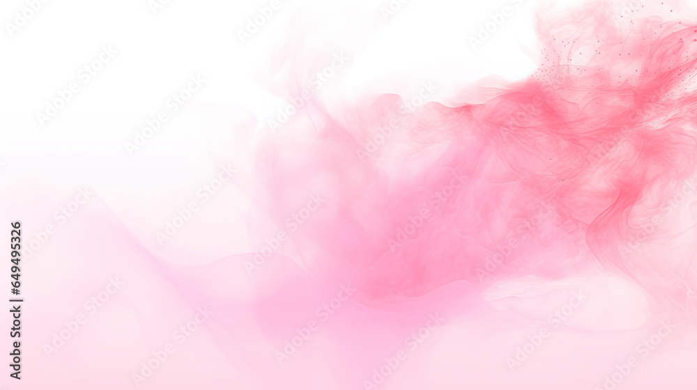 pink dust smoke abstract particles