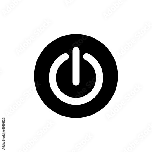 shutdown glyph icon