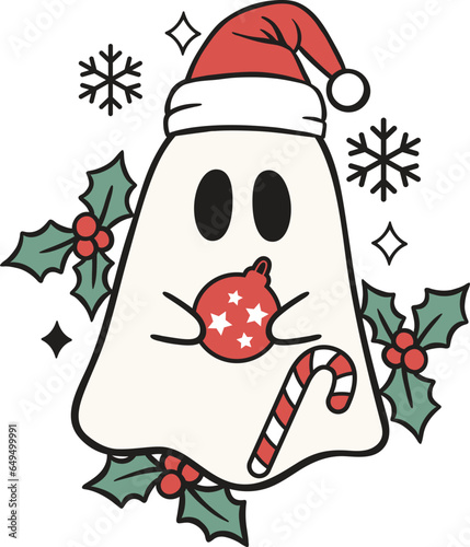 Cute Ghost Christmas 