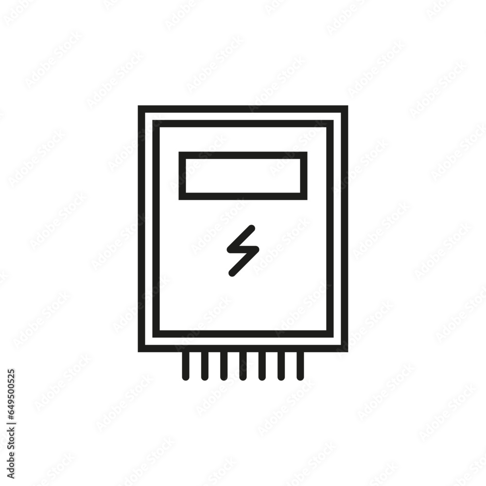 Electric box icon. Vector illustration. EPS 10. Electric box icon. Vector illustration. EPS 10.