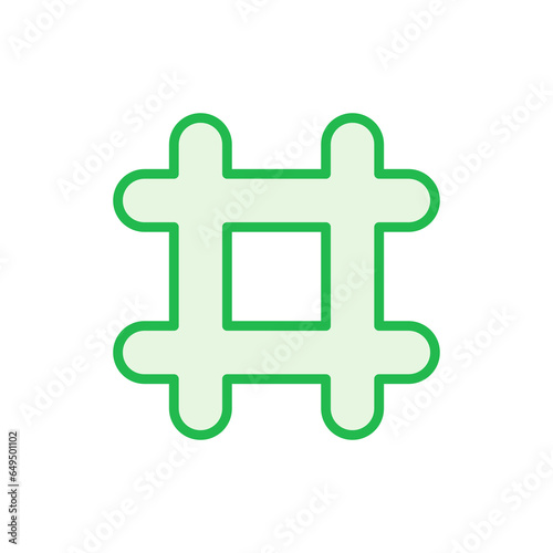 Hashtag icon set. hashtag symbol