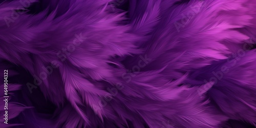 Violet Fur Creative Abstract Geometric Texture. Screen Wallpaper. Digiral Art. Abstract Bright Surface Geometrical Horizontal Background. Ai Generated Vibrant Texture Pattern.